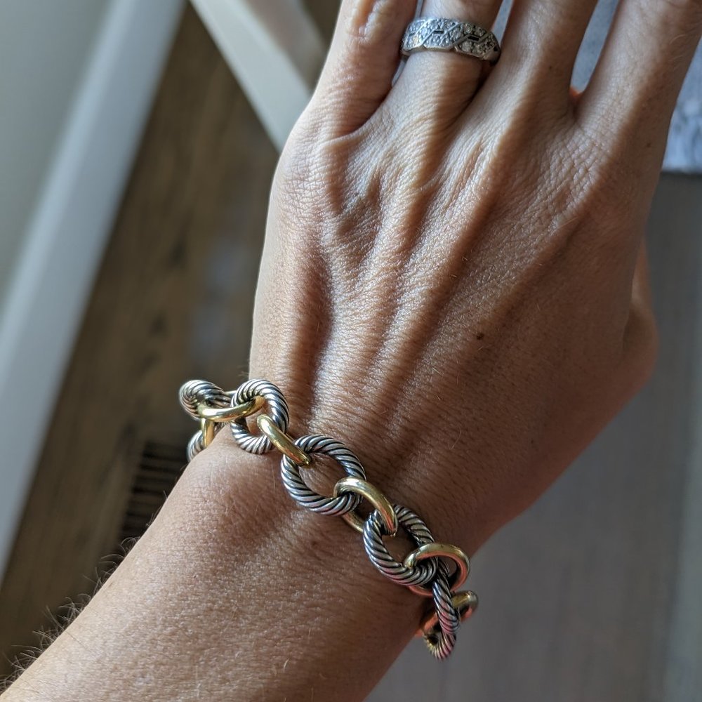 Like New David Yurman 'Oval' Link Bracelet